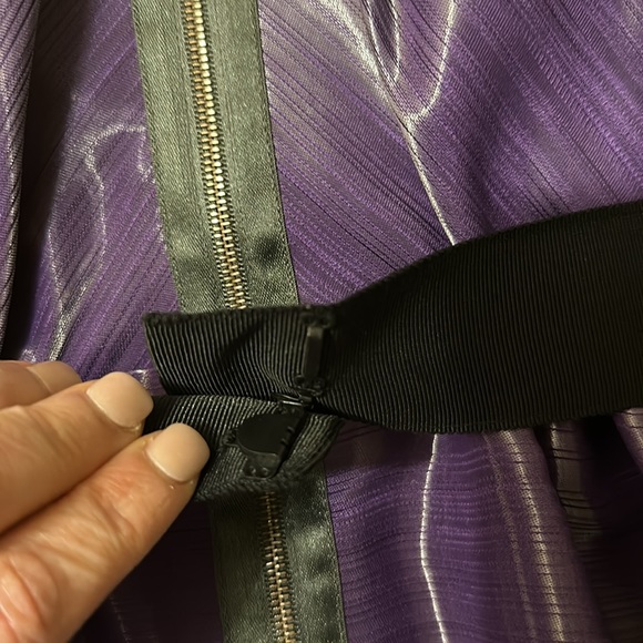 Victoria Beckham elegant purple cocktail dress Size 6 fits like a Size 4 - Picture 8 of 16